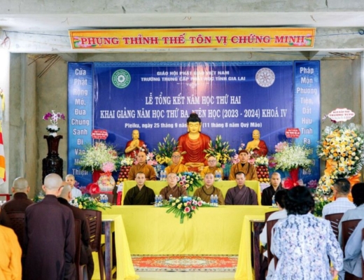 Gia Lai: Trường Trung cấp Phật học tuyển sinh khóa V (2024-2027)