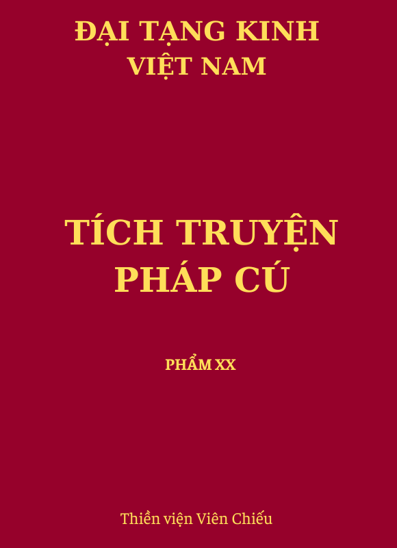 Tích truyện Pháp Cú - Phẩm XX