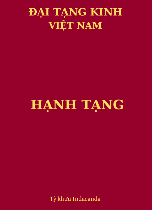 Hạnh Tạng, Tỳ Khưu Indacanda dịch